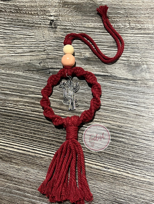Cactus Large car charm